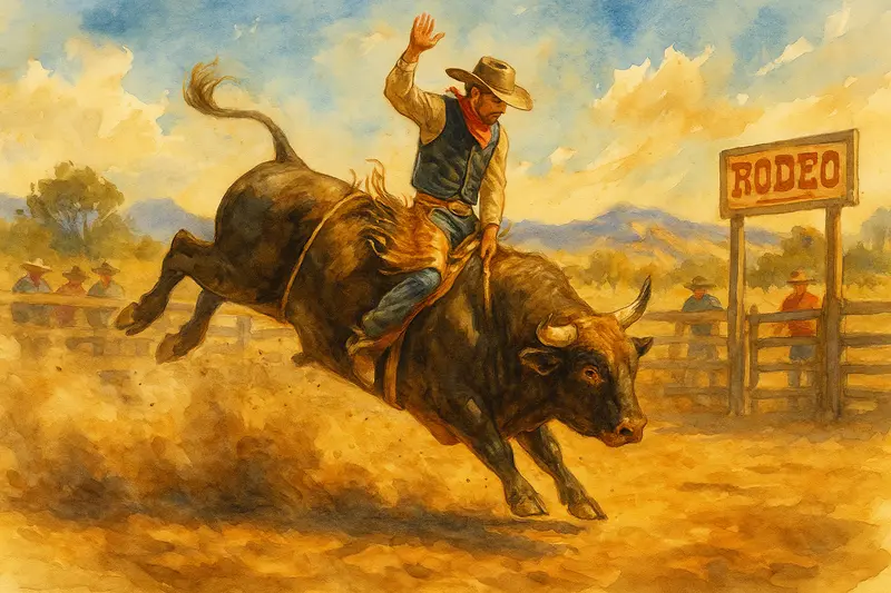 Rodeo po australsku aneb osm vteřin na hraně života