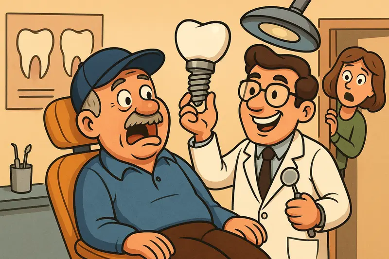 Oslnivý úsměv z implantátů aneb ještě že mám Máňu